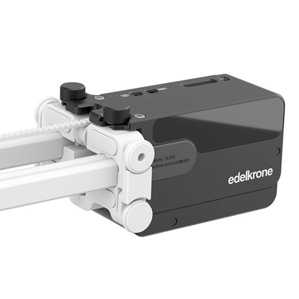 Edelkrone Motor Module V3 – compact motor add-on for Edelkrone sliders, enabling automated slide control for smooth, precise, and repeatable camera movements."