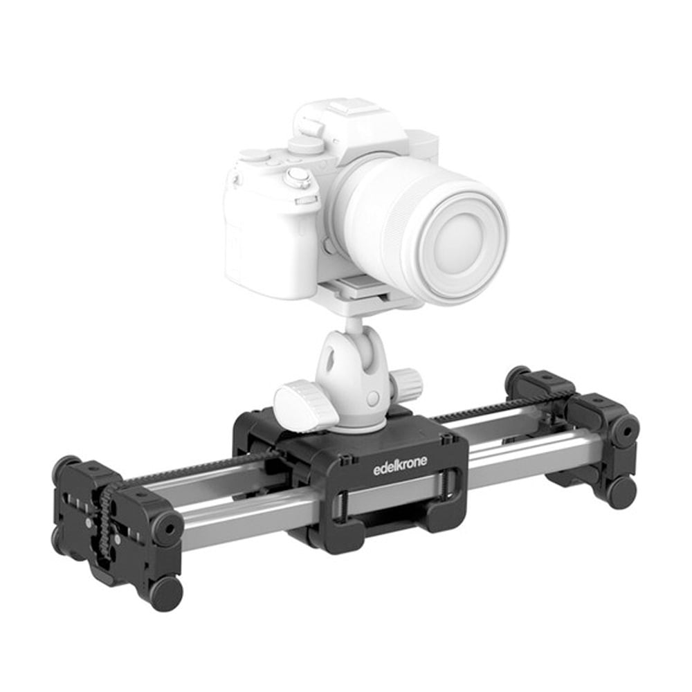 Shoot stable videos, stop-motion and dolly shots with the compact but capable, Edelkrone SliderPLUS V5 PRO Compact. Buy this portable camera slider online.
