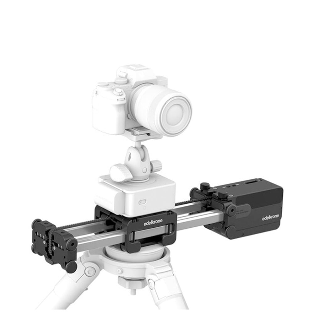 Shoot stable videos, stop-motion and dolly shots with ease with the portable video slider, Edelkrone SliderPLUS V5 Compact. Buy camera stabilisers online.