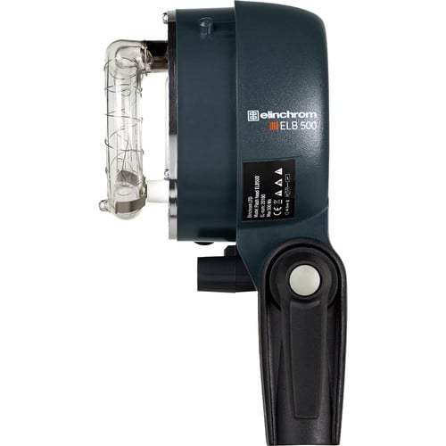 Elinchrom ELB 500 flash unit on a white background