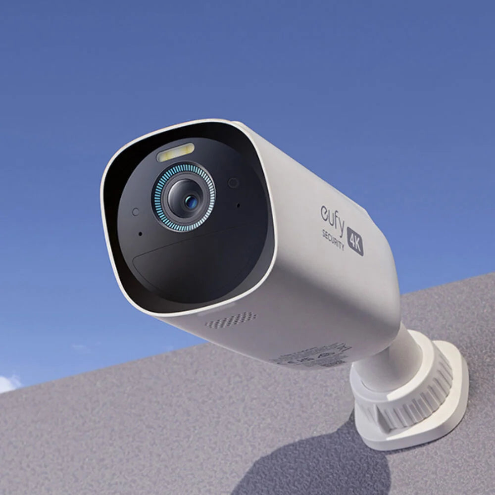 Eufy Cam 3 S330 4K solar-powered wireless security camera with AI facial recognition and night vision.