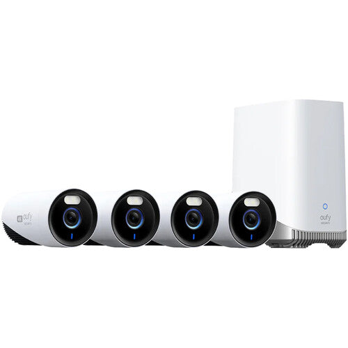 The EufyCam E330 Professional 4-Cam Kit is a high-performance 4K surveillance system