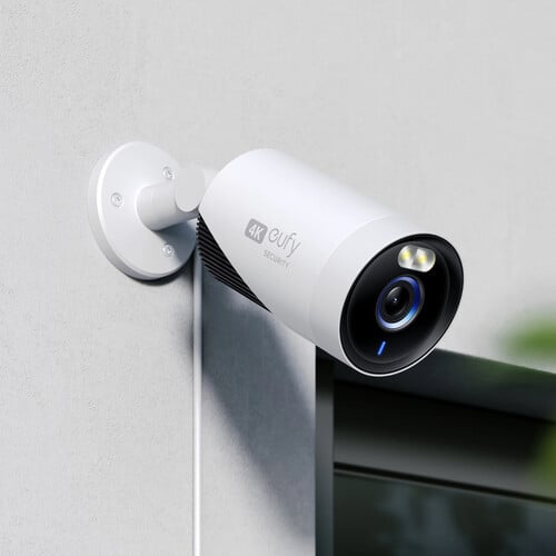 The EufyCam E330 Professional 4-Cam Kit is a high-performance 4K surveillance system