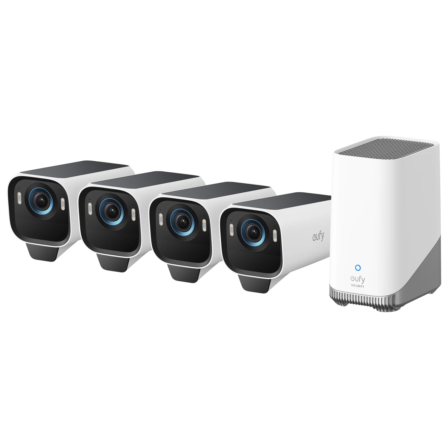 eufyCam S3 Pro 4K AI security camera with HomeBase S380