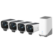 eufyCam S3 Pro 4K AI security camera with HomeBase S380
