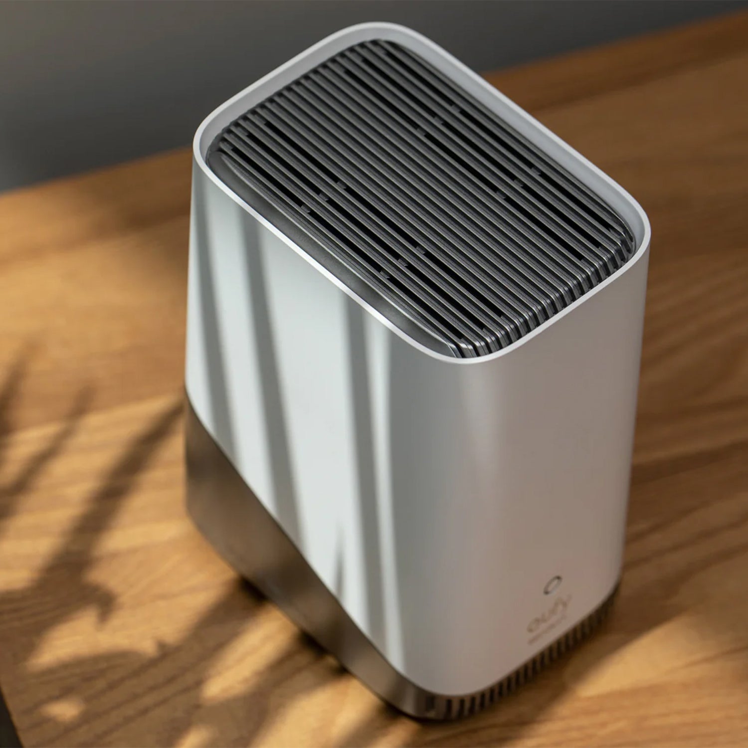 eufy Security HomeBase 3 S380 hub in white with integrated keypad and touchscreen display, featuring status LEDs and slim rectangular design for smart home connectivity.