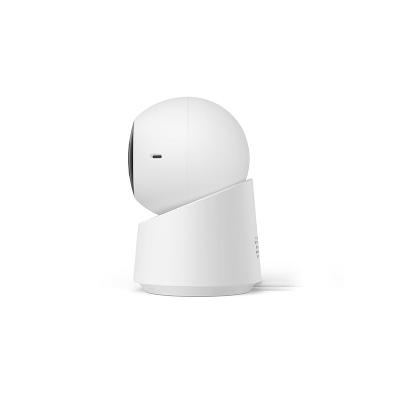 White robot on a white background