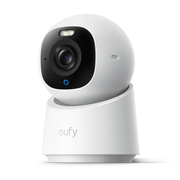 The Eufy Security Indoor Cam E30 is a security camera that provides a 360° horizontal view and 4K UHD resolution, and it uses AI to detect humans, pets, and audio cues, while also offering color and infrared night vision.