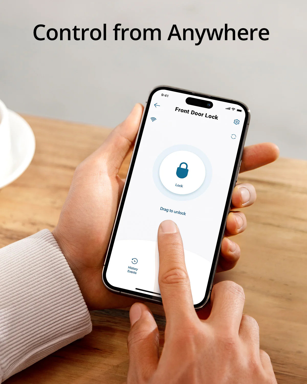 The Eufy Security Smart Lock C210 is a Wi-Fi-enabled keyless entry system with five ways to unlock, including app control, a keypad, and voice commands, and is designed for easy installation.