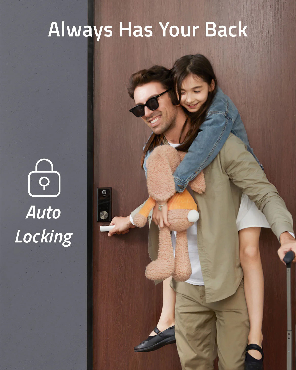 The Eufy Security Smart Lock S230 is a secure and durable smart lock with multiple unlocking methods, including a fast fingerprint reader, PIN codes, a mobile app, and a physical key, and is designed to be weather-resistant.