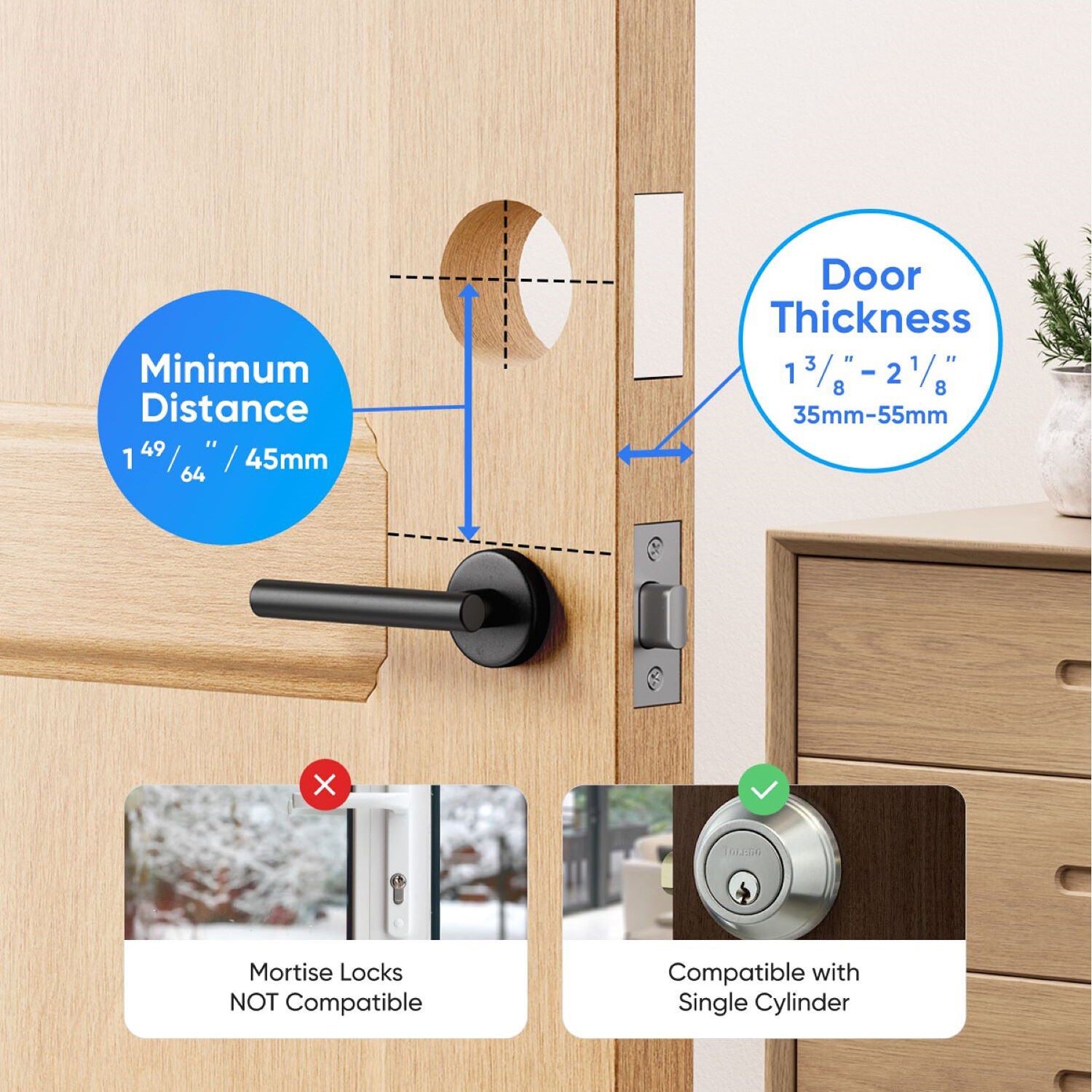 Eufy Video Smart Lock E330 with fast fingerprint recognition, 2K HD camera with f/1.6 lens, video doorbell, Wi-Fi connectivity, and rechargeable 10,000mAh battery.