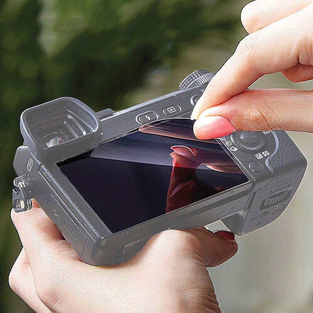 Expert Shield tempered glass screen protector designed for Nikon D5600 and D5500 DSLRs, precise-cut to fit the rear LCD with ultra-clear, anti-scratch protection.