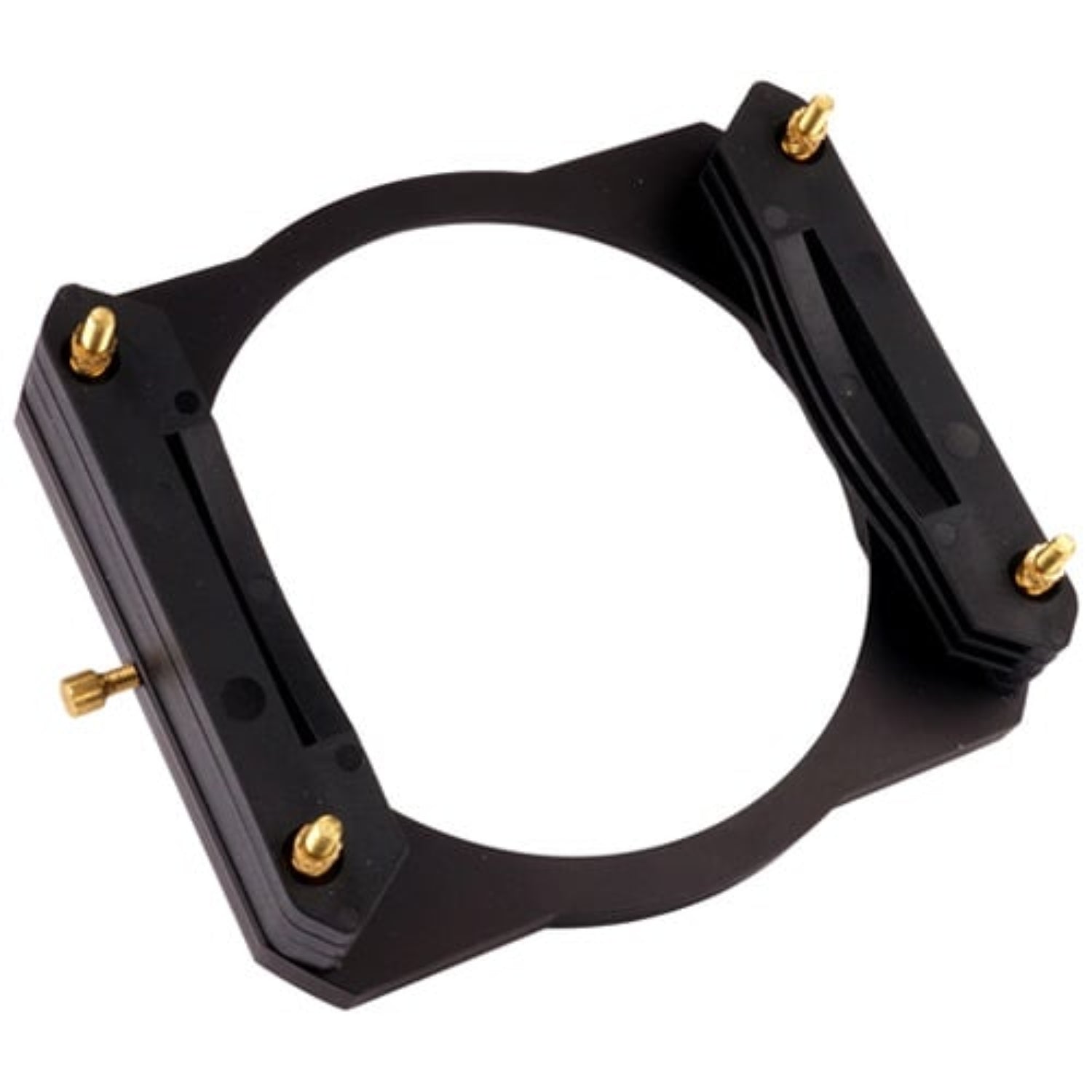 The Formatt-Hitech 85mm Aluminium Modular Holder is pre-assembled to accept three filters and allows the creation of multiple filter shots.