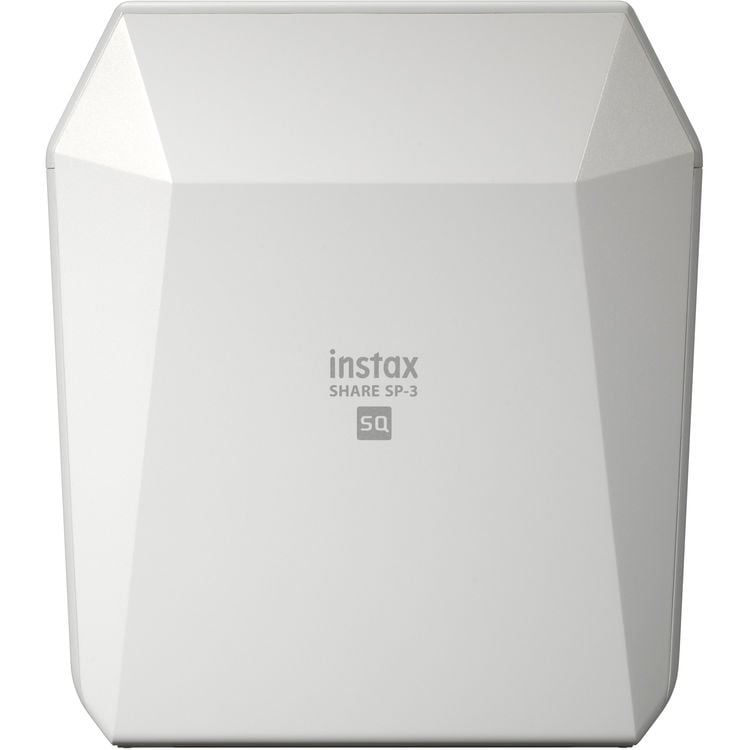 Fujifilm Instax Share SP-3 White printer for instant square photo prints from smartphone or tablet.