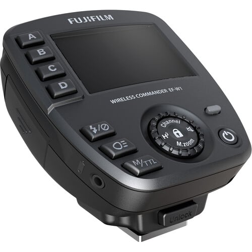 Fujifilm Wireless Commander EF-W1 on a white background