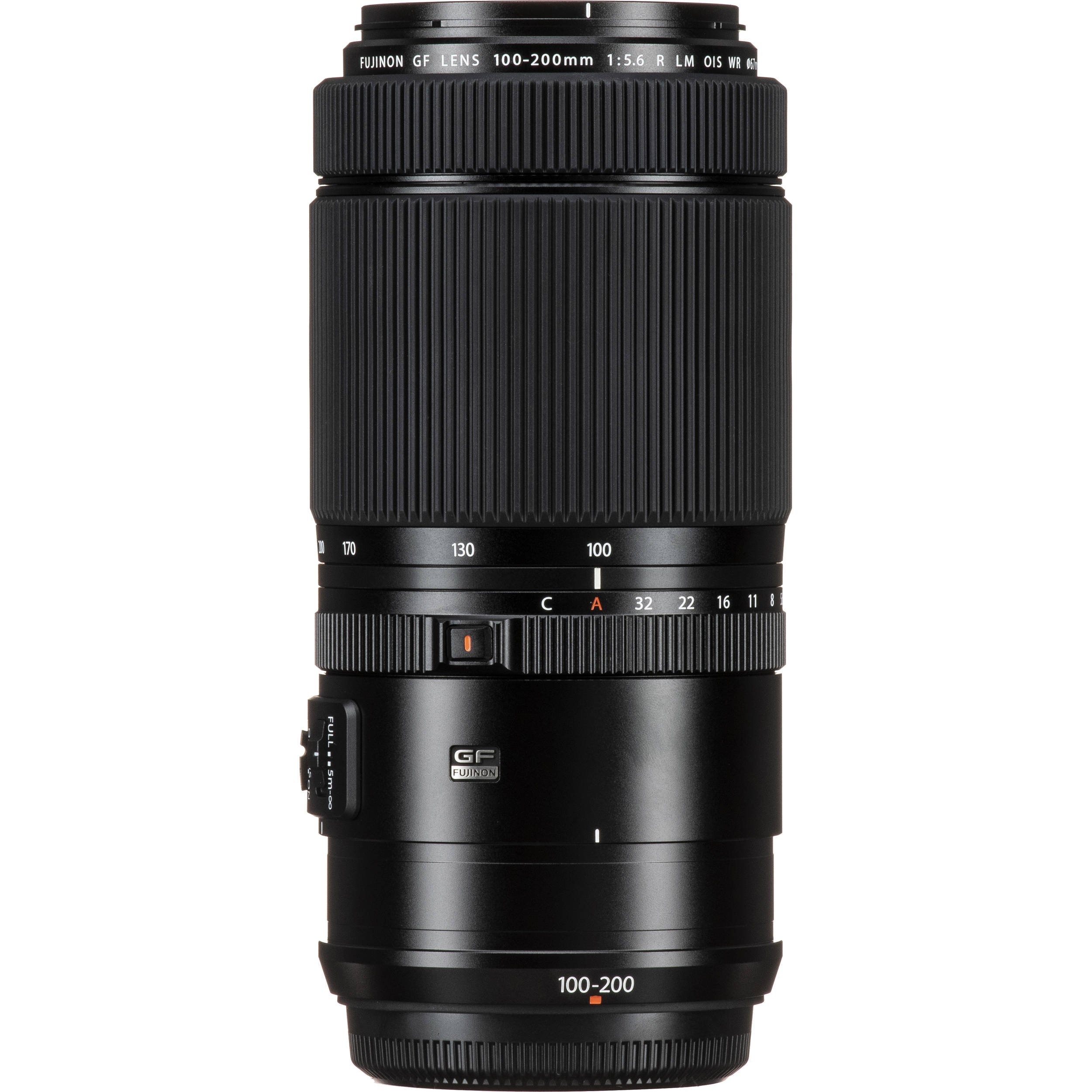 Fujifilm GF 100-200mm f/5.6 R LM OIS WR medium telephoto zoom lens