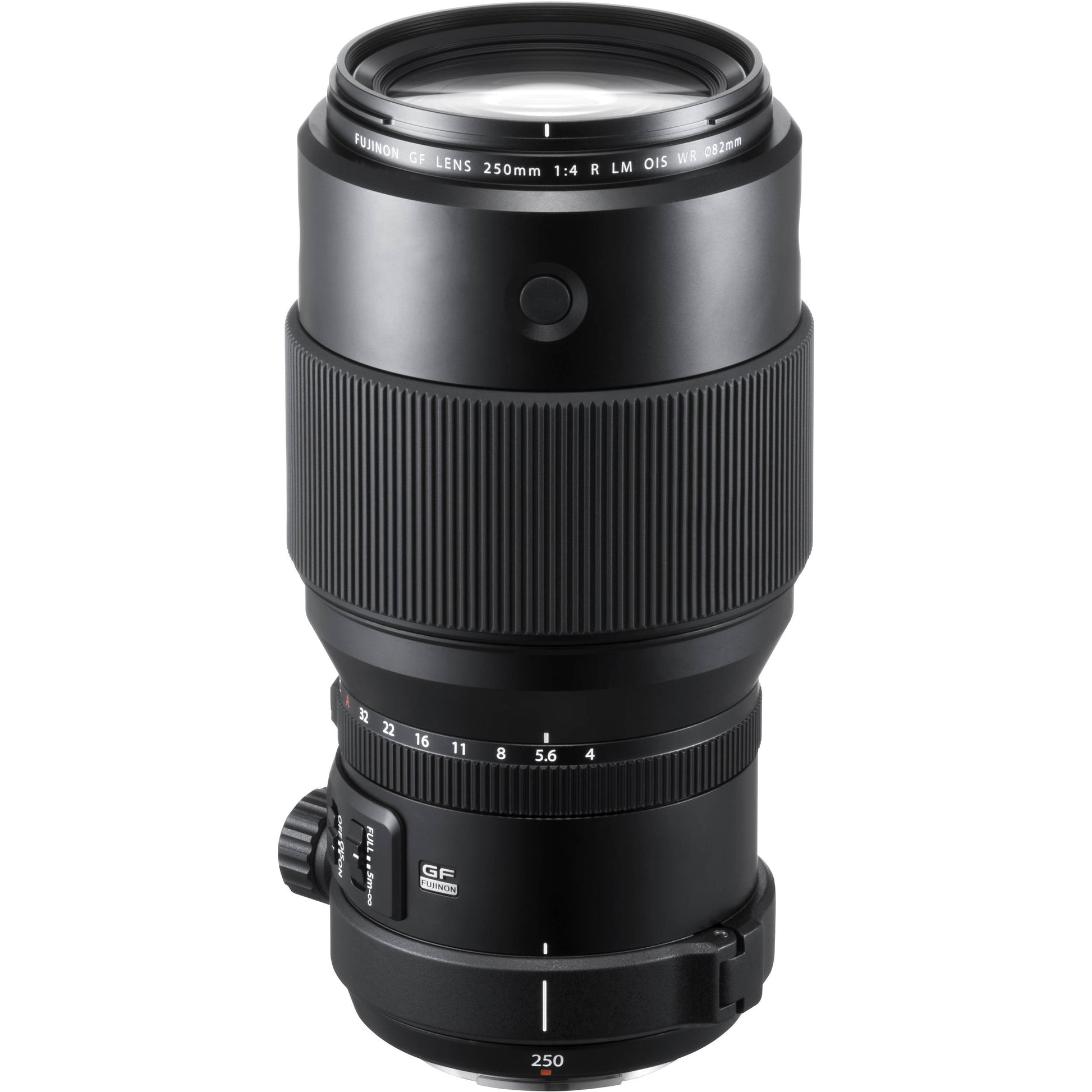 Fujifilm GF 250mm f/4 R LM OIS WR telephoto prime lens for GFX cameras