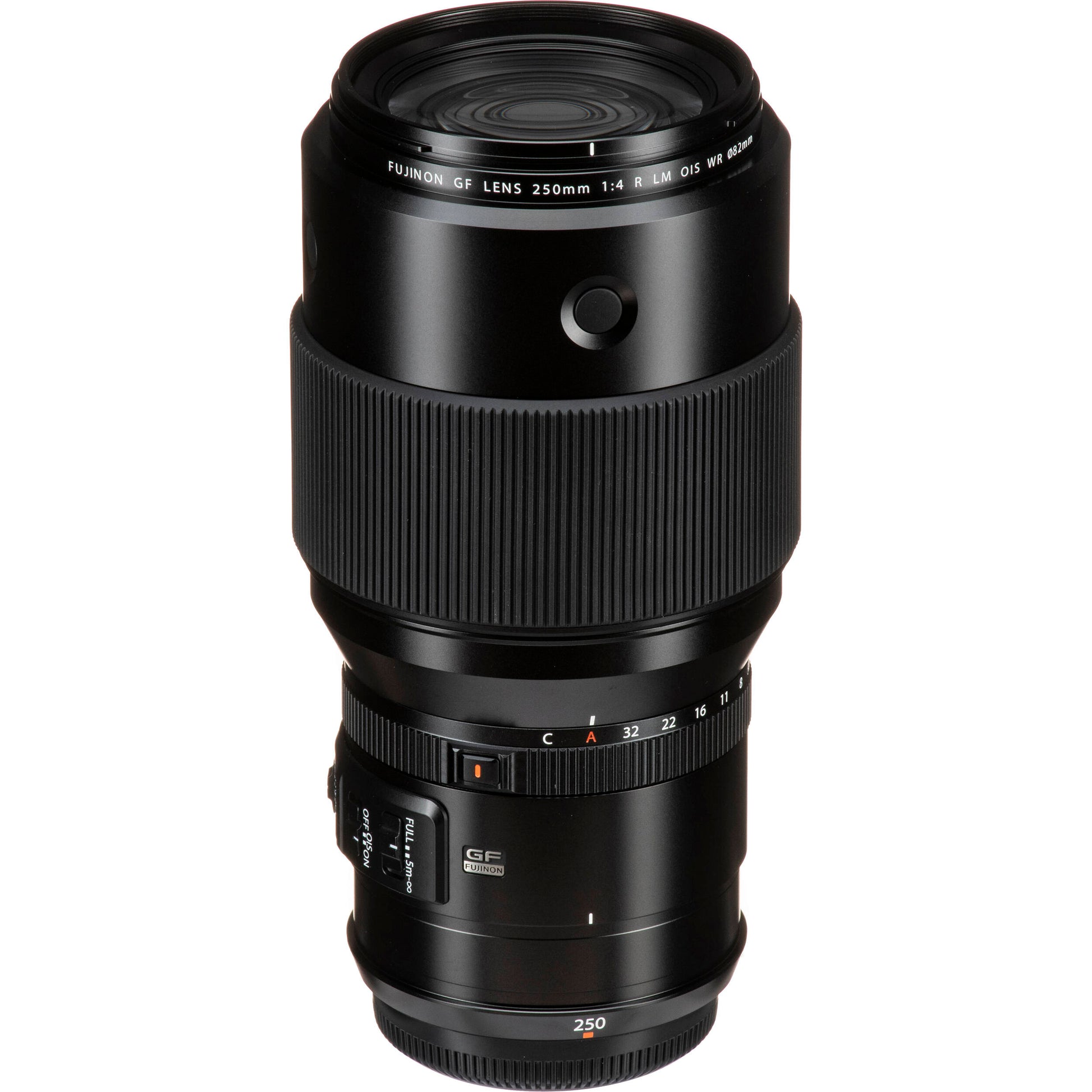 Fujifilm GF 250mm f/4 R LM OIS WR telephoto prime lens for GFX cameras