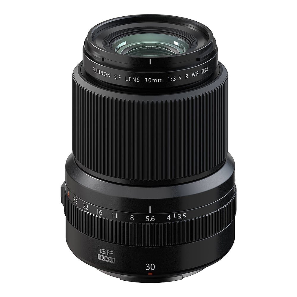 Fujifilm GF 30mm f/3.5 R WR wide-angle prime lens for GFX cameras