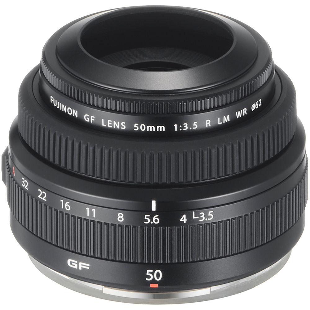 Fujifilm GF 50mm f/3.5 R LM WR medium format lens for GFX cameras