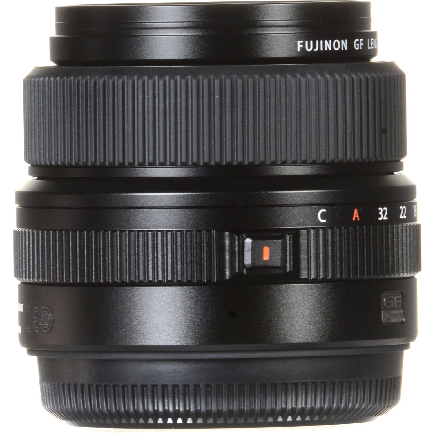Fujinon GF 63mm f/2.8 R WR medium format lens for FUJIFILM GFX cameras, compact and lightweight with weather-resistant construction.