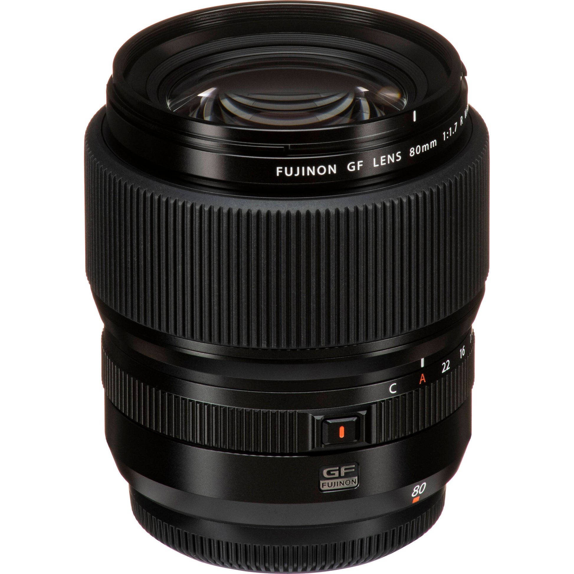 Fujifilm GF 80mm f/1.7 R WR medium format portrait lens for GFX cameras