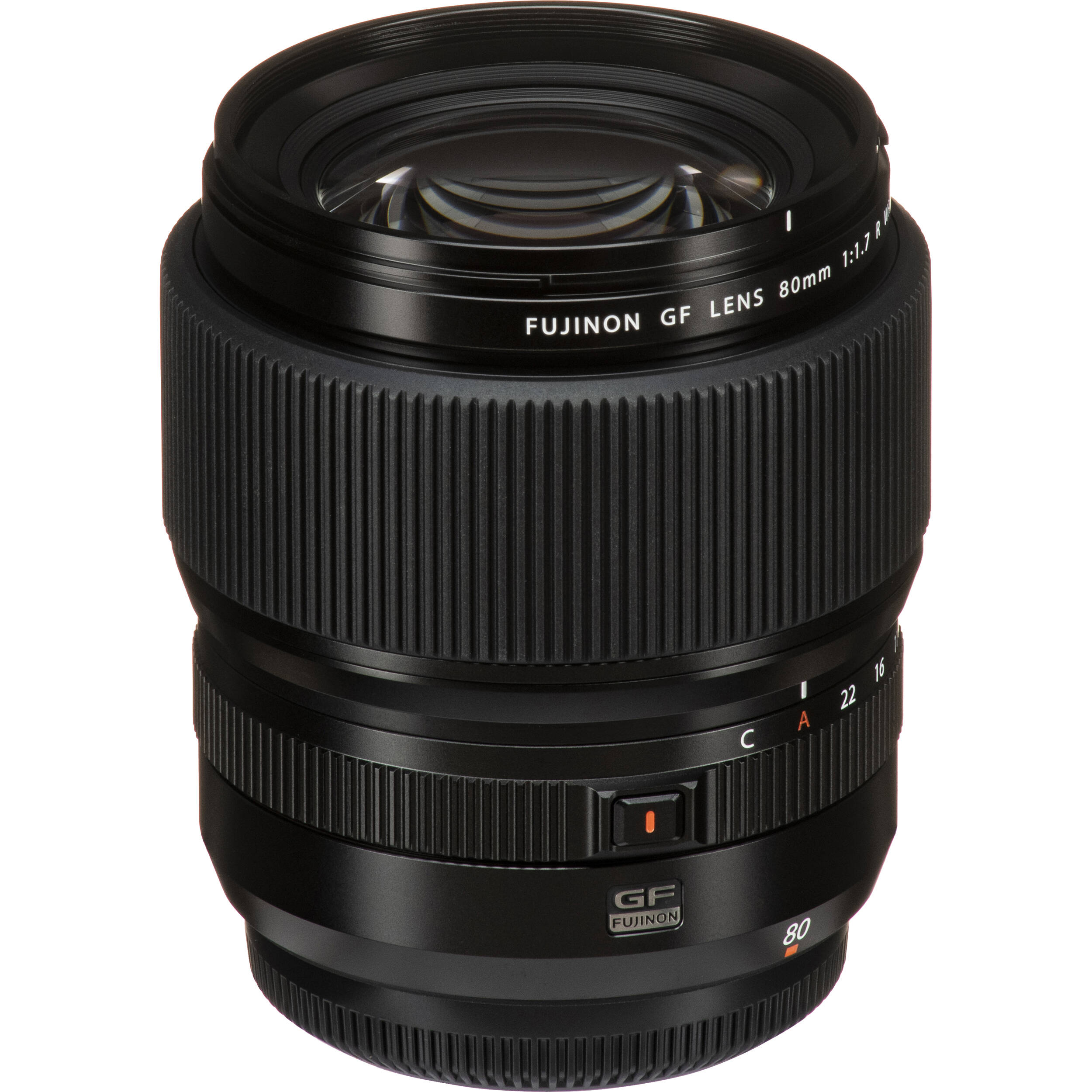 Fujifilm GF 80mm f/1.7 R WR medium format portrait lens for GFX cameras