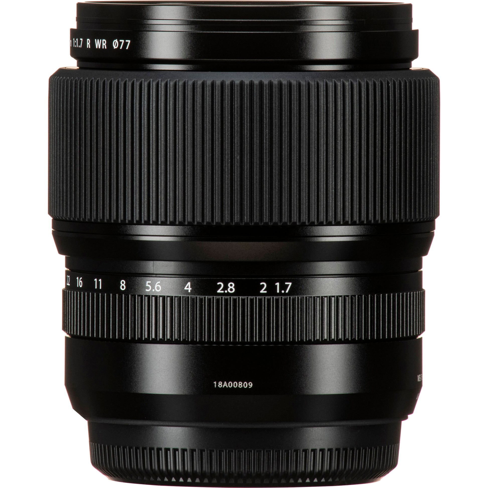 Fujifilm GF 80mm f/1.7 R WR medium format portrait lens for GFX cameras