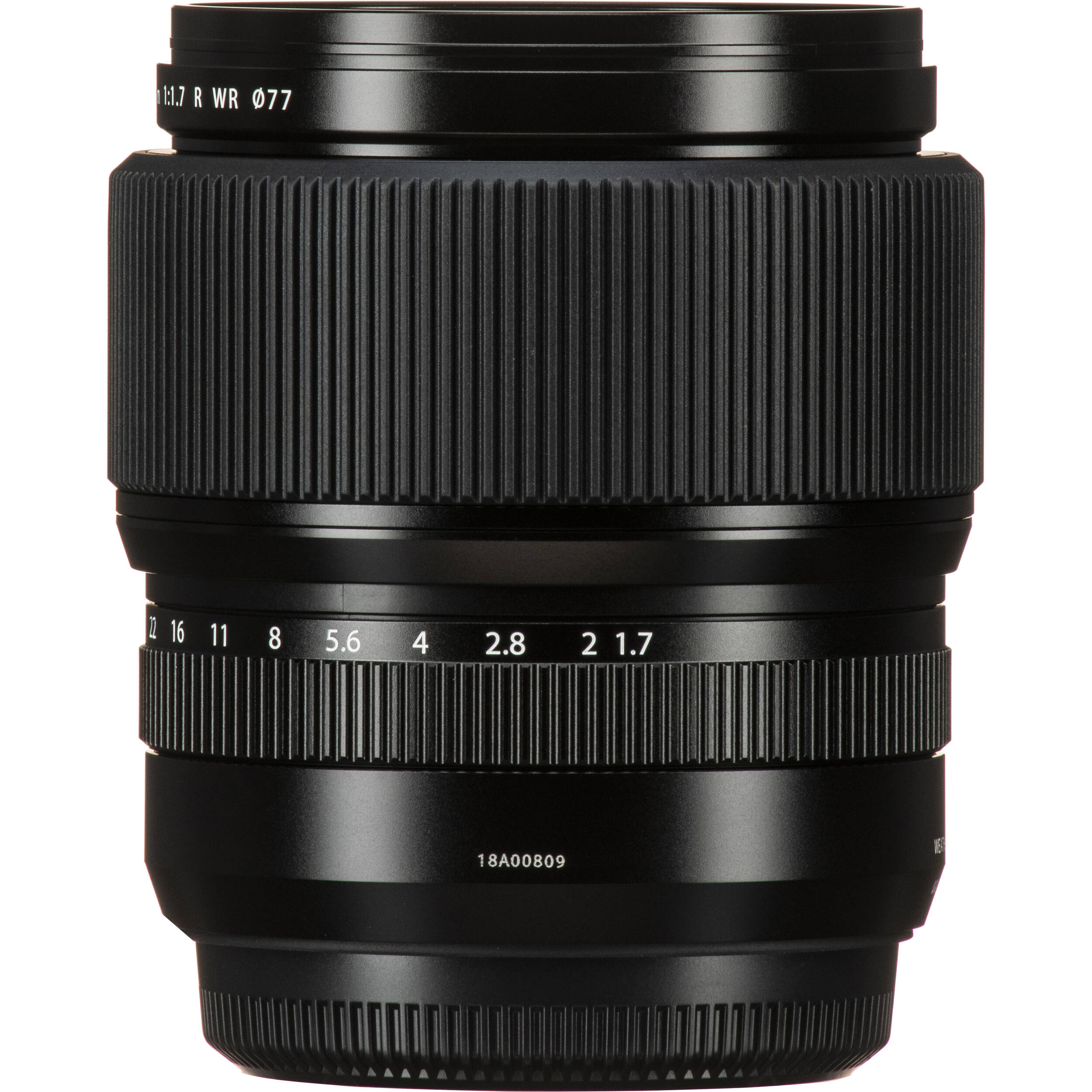 Fujifilm GF 80mm f/1.7 R WR medium format portrait lens for GFX cameras