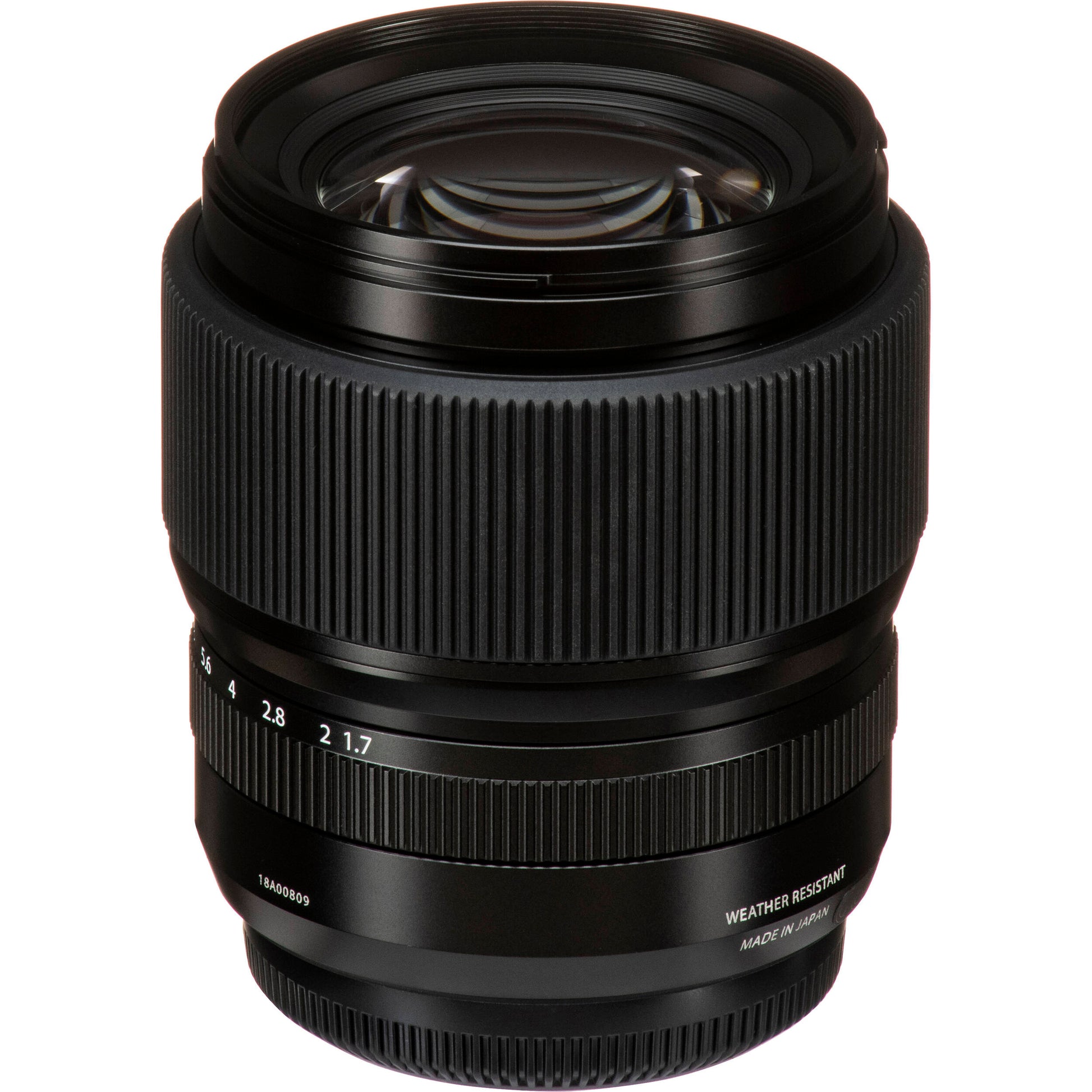Fujifilm GF 80mm f/1.7 R WR medium format portrait lens for GFX cameras