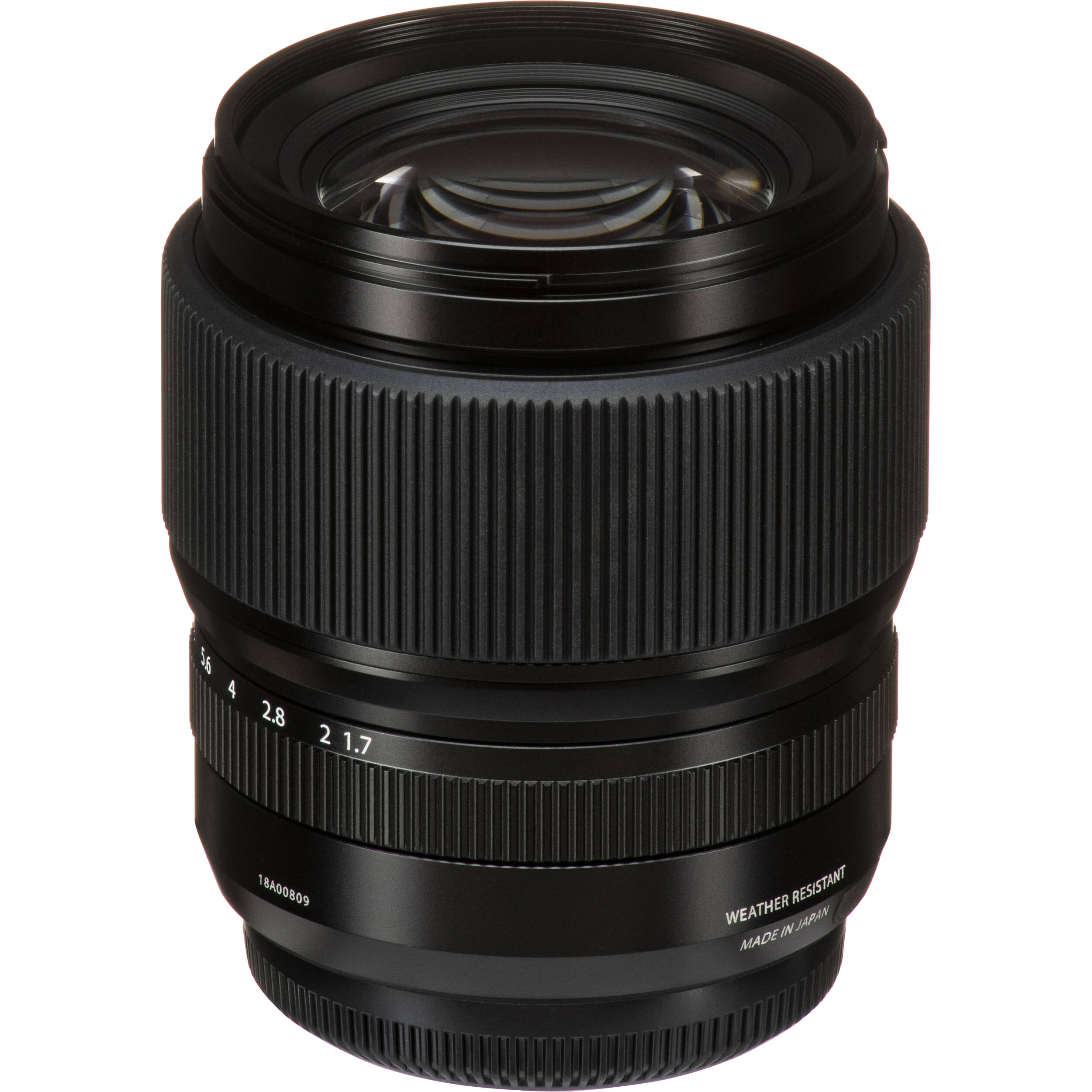 Fujifilm GF 80mm f/1.7 R WR medium format portrait lens for GFX cameras