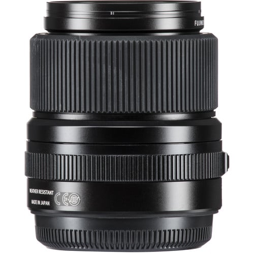 Fujifilm GF 45mm f/2.8 R WR lens. Medium-format prime with f/2.8, sharp optics, weather-resistant build, and versatile everyday performance.