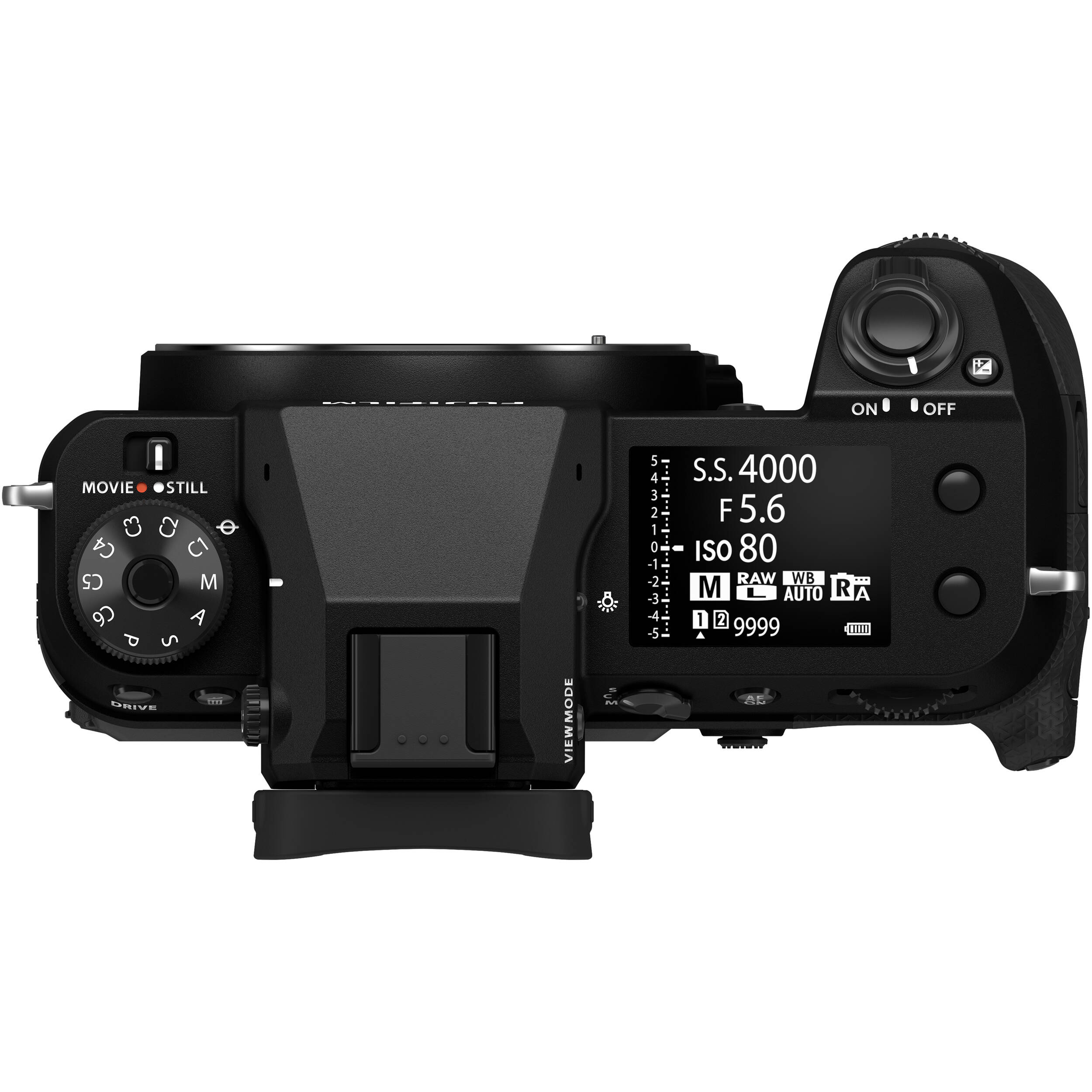 The Fujifilm GFX 100S II Mirrorless Camera is a large format camera with a 102-megapixel CMOS II sensor, featuring 5-axis in-body image stabilization, a continuous burst speed of up to 7 frames-per-second, and an improved AF algorithm with deep-learning AI.