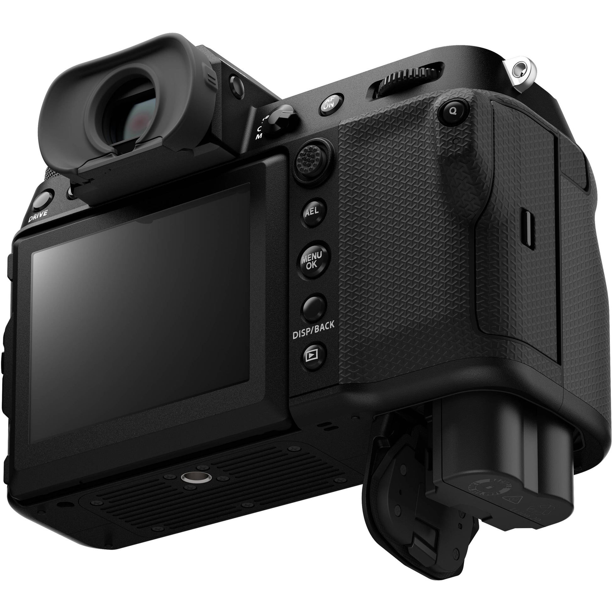 The Fujifilm GFX 100S II Mirrorless Camera with Case is a large format camera with a 102-megapixel CMOS II sensor and an X-Processor 5 imaging engine, shown packaged with a rugged, black outdoor case.