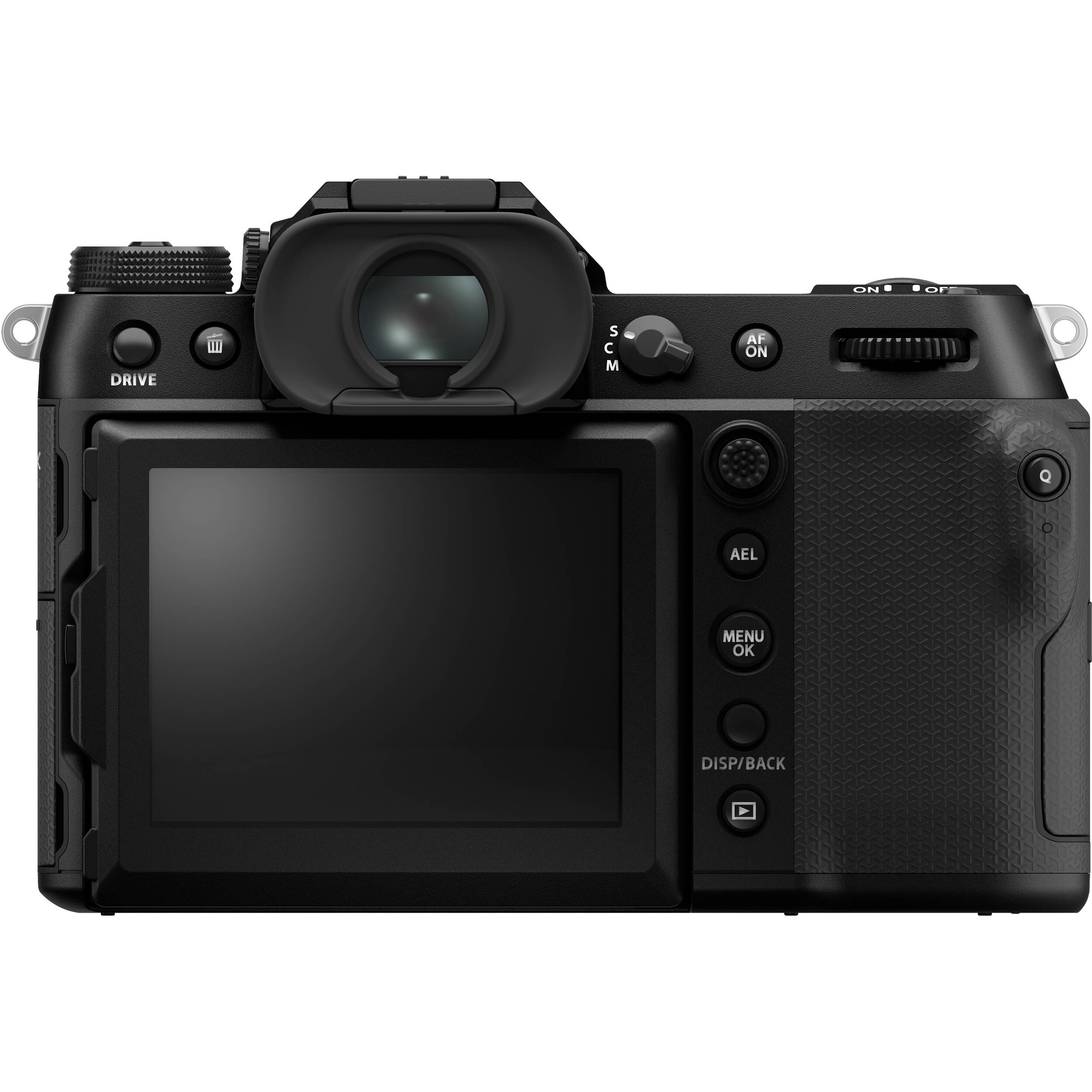 The Fujifilm GFX 100S II Mirrorless Camera with Case is a large format camera with a 102-megapixel CMOS II sensor and an X-Processor 5 imaging engine, shown packaged with a rugged, black outdoor case.