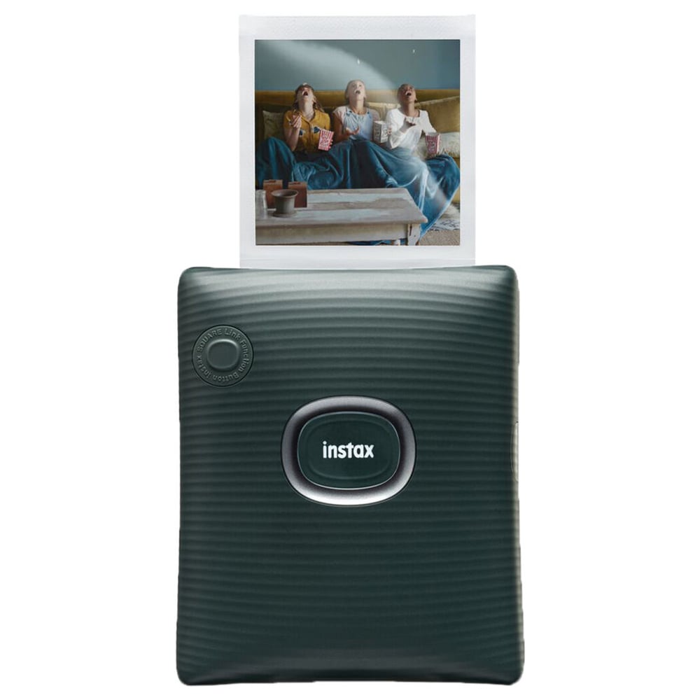 Fujifilm Instax Square Link connects to your smartphone and allows you to print from still images or videos. Add frames, sketches, and stickers prior to print