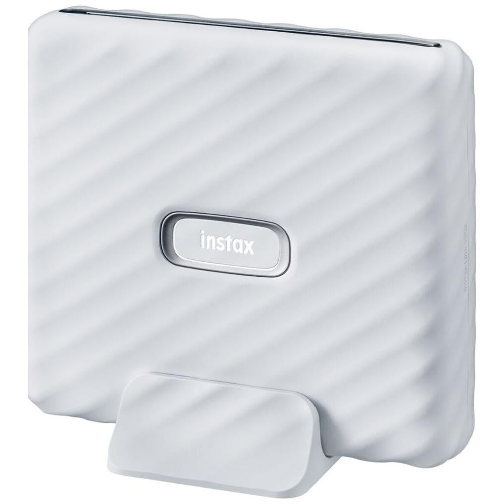 Fujifilm Instax Link Wide Smartphone Printer (Ash White) – print your memories in large, vibrant Instax Wide format directly from your smartphone via Bluetooth, with creative templates and fun editing options.