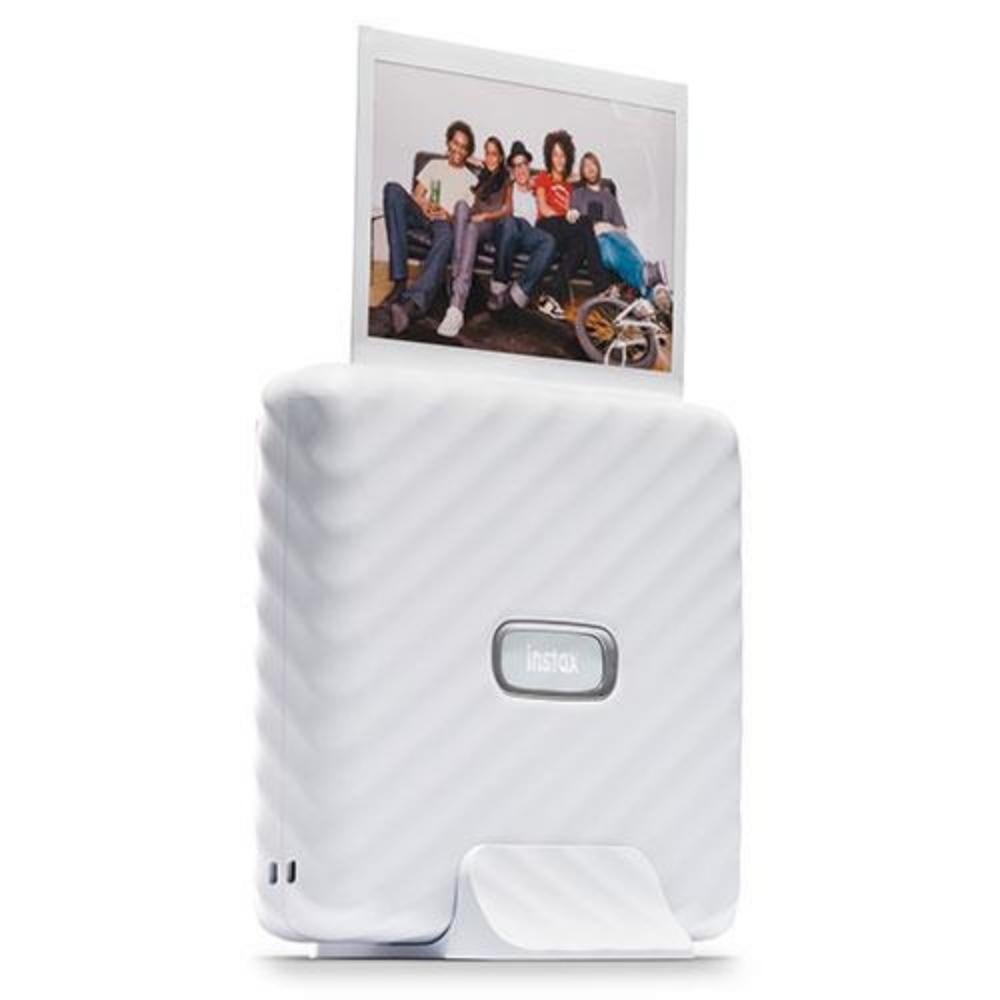 Fujifilm Instax Link Wide Smartphone Printer (Ash White) – print your memories in large, vibrant Instax Wide format directly from your smartphone via Bluetooth, with creative templates and fun editing options.