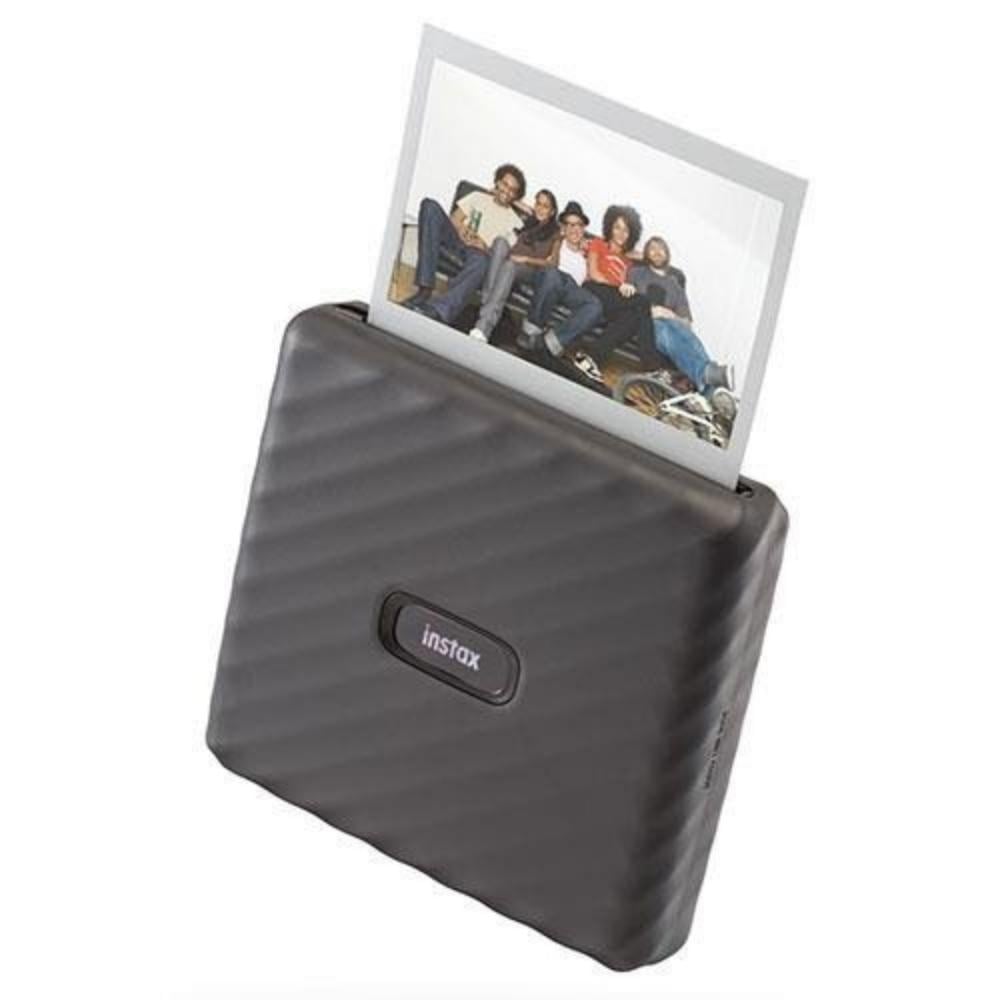 Fujifilm Instax Link Wide Smartphone Printer (Mocha Grey) – compact and stylish printer that connects via Bluetooth to print large, vivid Instax Wide photos from your smartphone with ease.