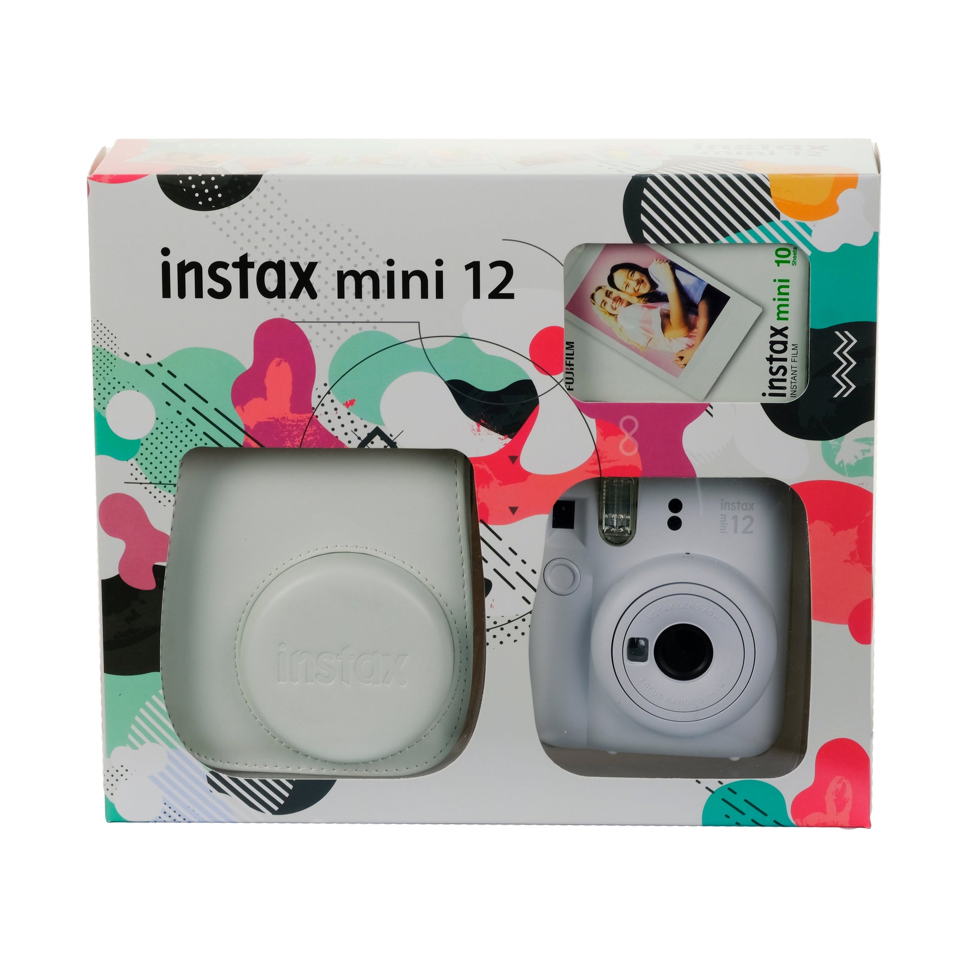 The Instax Mini 12 features automatic exposure and flash control, allowing you to simply: aim, click and print. 