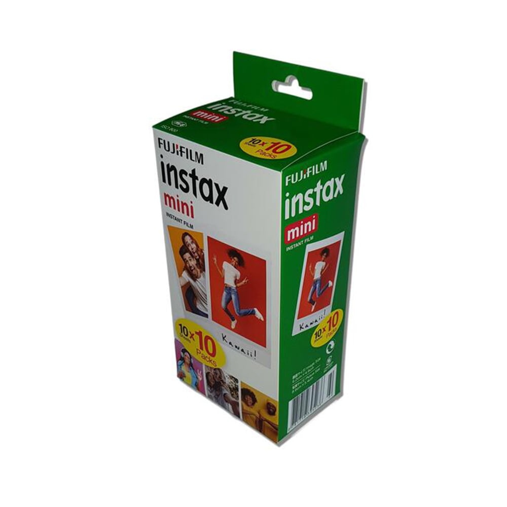 Fujifilm Instax Mini film packaging on a white background