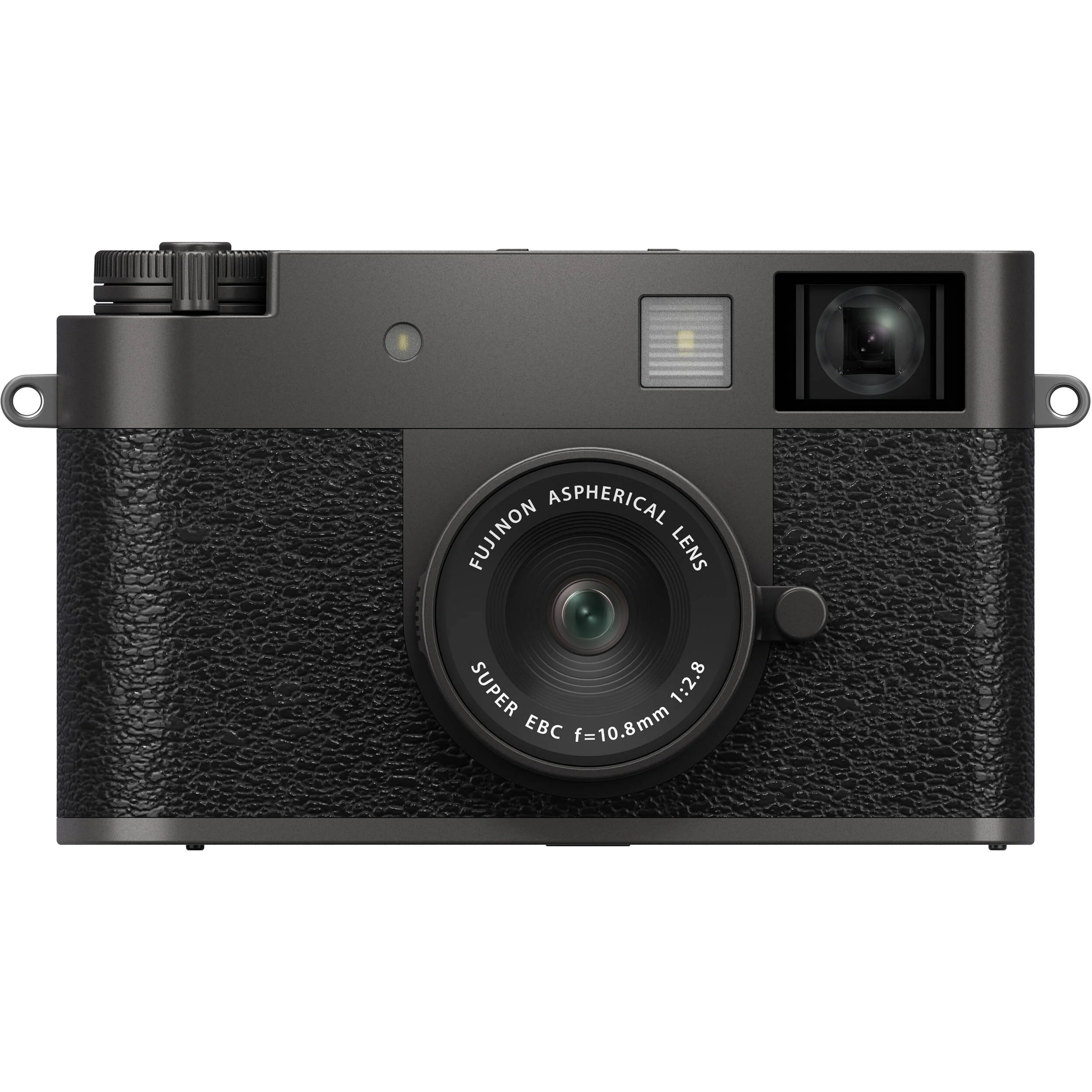 Fujifilm X half charcoal silver compact digital camera with 1-inch vertical sensor, 32mm-equivalent lens, optical viewfinder, and touchscreen optimized for vertical photography