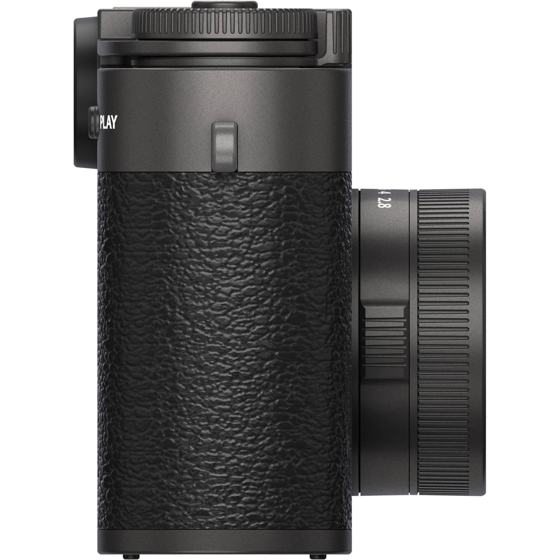 Fujifilm X half charcoal silver compact digital camera with 1-inch vertical sensor, 32mm-equivalent lens, optical viewfinder, and touchscreen optimized for vertical photography