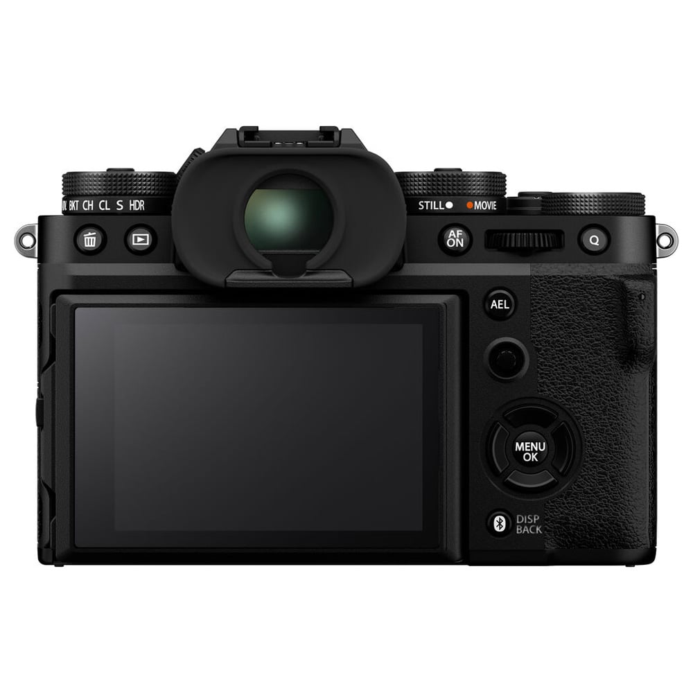 Fujifilm X-T5 Mirrorless Camera with 16-80mm Lens – black APS-C camera kit featuring a 40MP sensor, in-body stabilisation, and versatile zoom lens for stills and video.