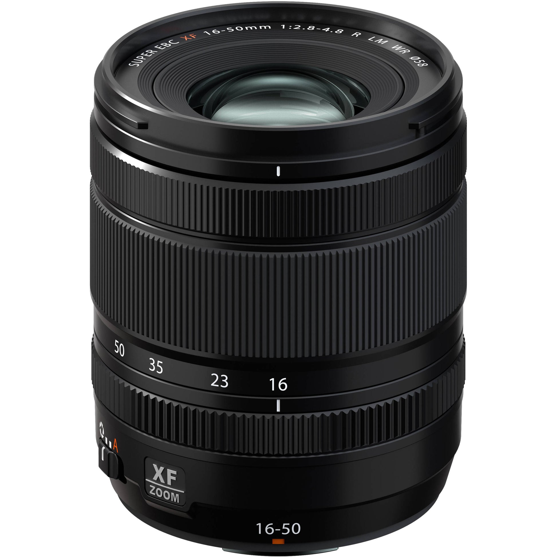 Fujifilm X-T5 black mirrorless camera with XF 16-50mm f/2.8-4.8 R LM WR lens, 40.2MP APS-C X-Trans CMOS 5 HR sensor, 7-stop in-body image stabilization, 3.69m-dot OLED EVF, and advanced video with 4K 120p and 6.2K 30p recording