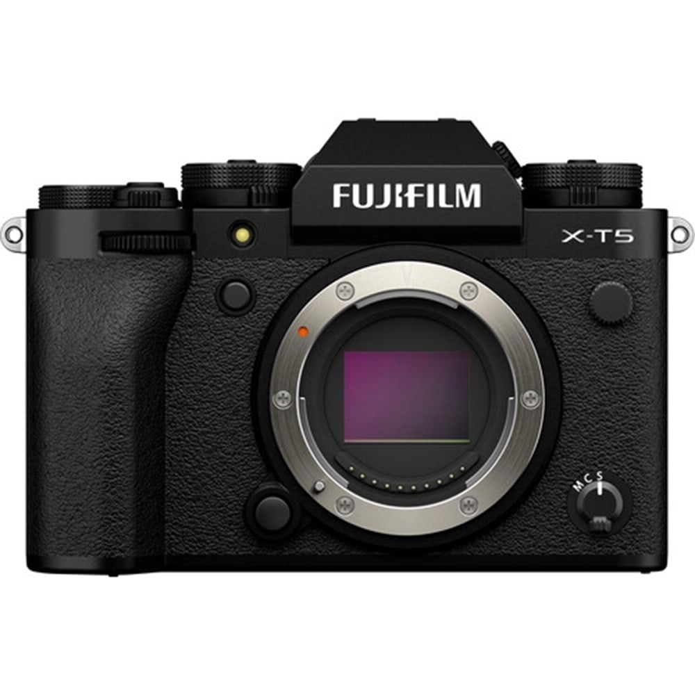 Fujifilm X-T5 Mirrorless Camera (Black) – high-resolution APS-C camera with 40MP sensor, in-body image stabilization, and classic design for advanced photography and video.