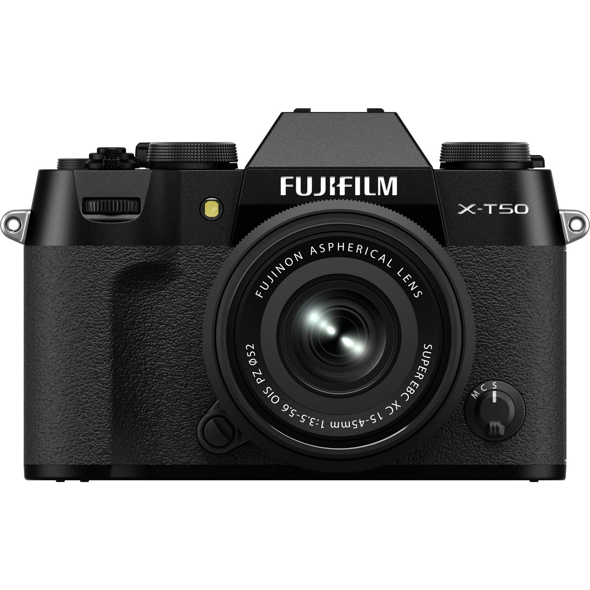 Fujifilm X-T50 Mirrorless Digital Camera with 15-45mm Lens – compact APS-C camera kit featuring a 40MP sensor, Film Simulation modes, and versatile zoom lens for everyday photography and video.