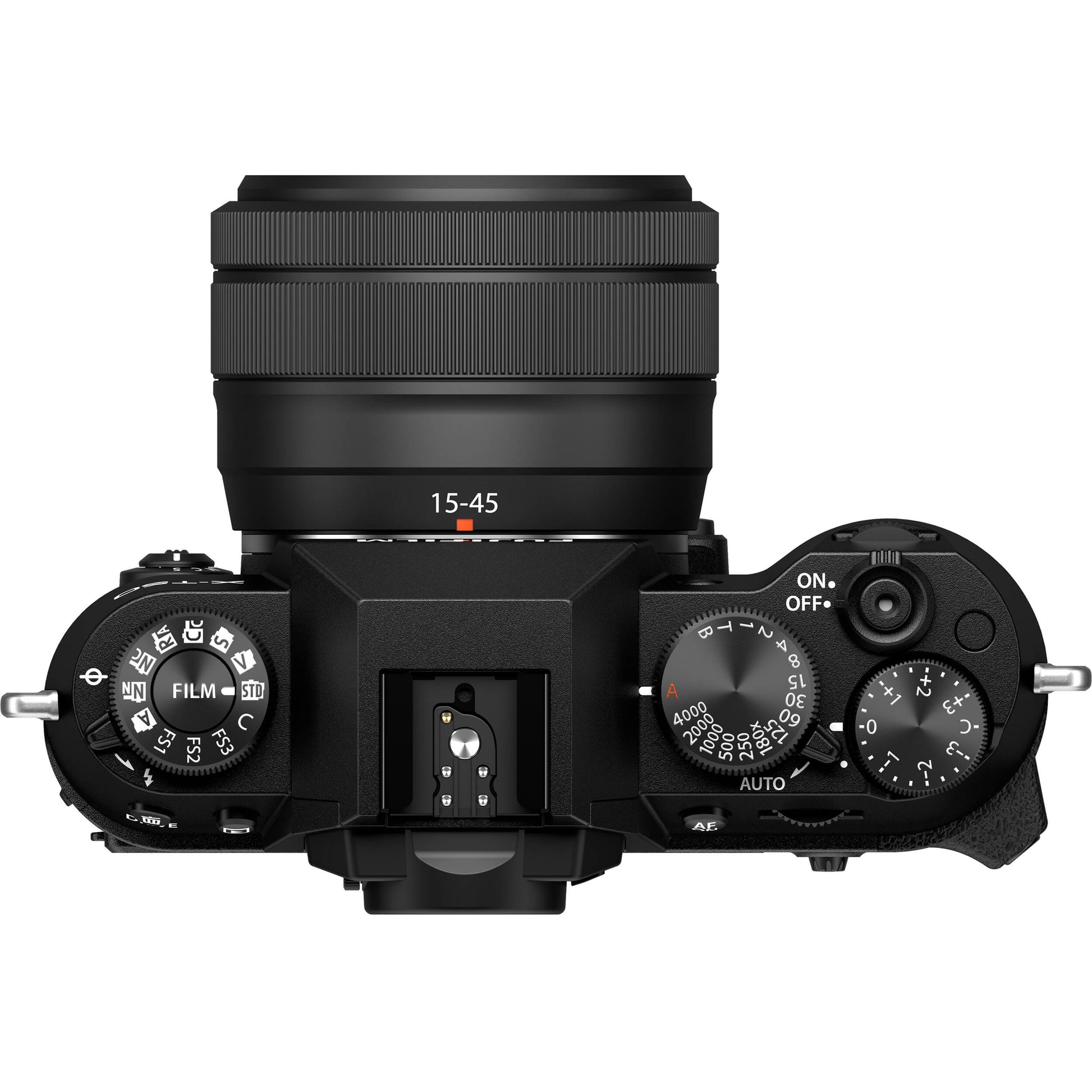 Fujifilm X-T50 Mirrorless Digital Camera with 15-45mm Lens – compact APS-C camera kit featuring a 40MP sensor, Film Simulation modes, and versatile zoom lens for everyday photography and video.