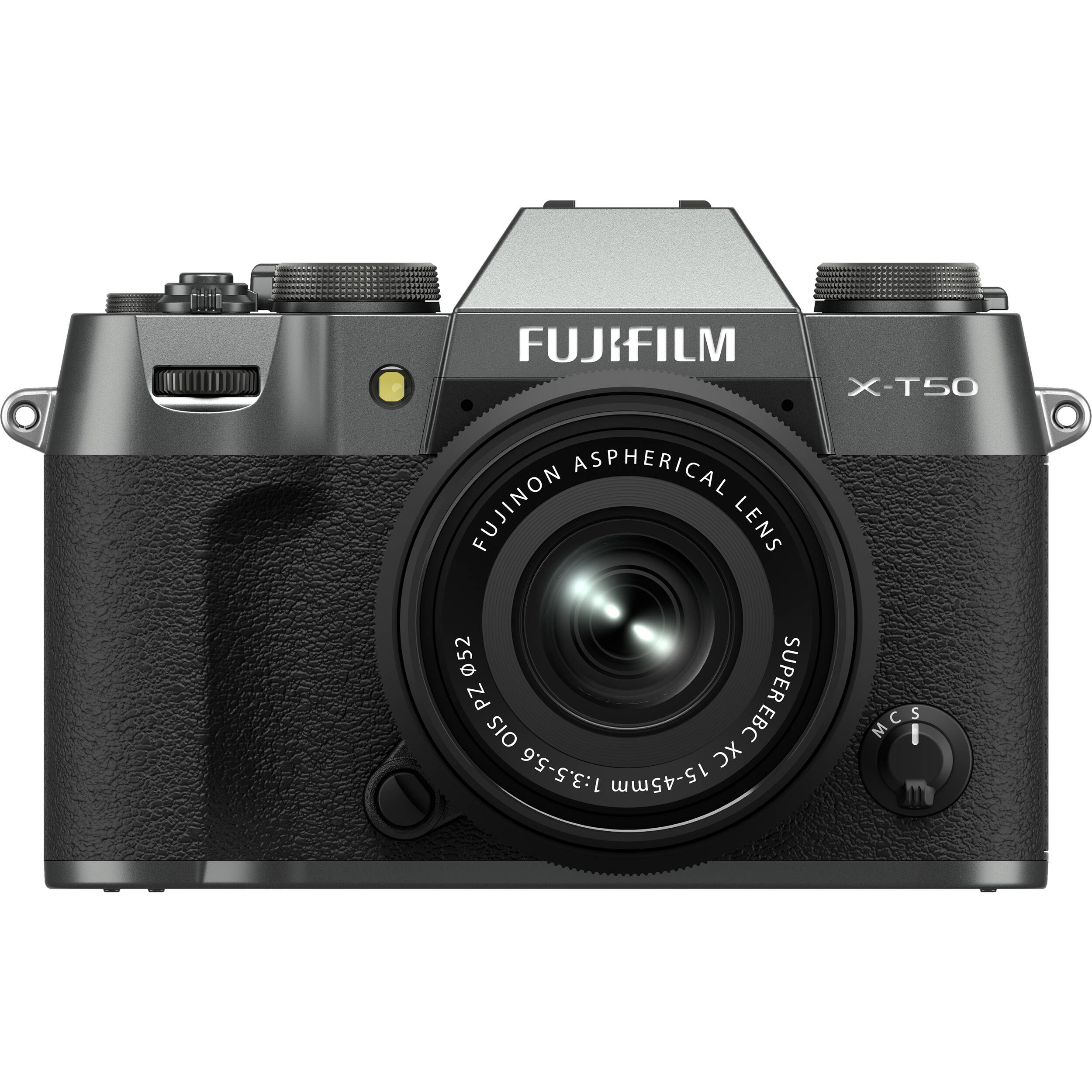 Fujifilm X-T50 Mirrorless Digital Camera with 15-45mm Lens – compact APS-C camera kit featuring a 40MP sensor, Film Simulation modes, and versatile zoom lens for everyday photography and video.