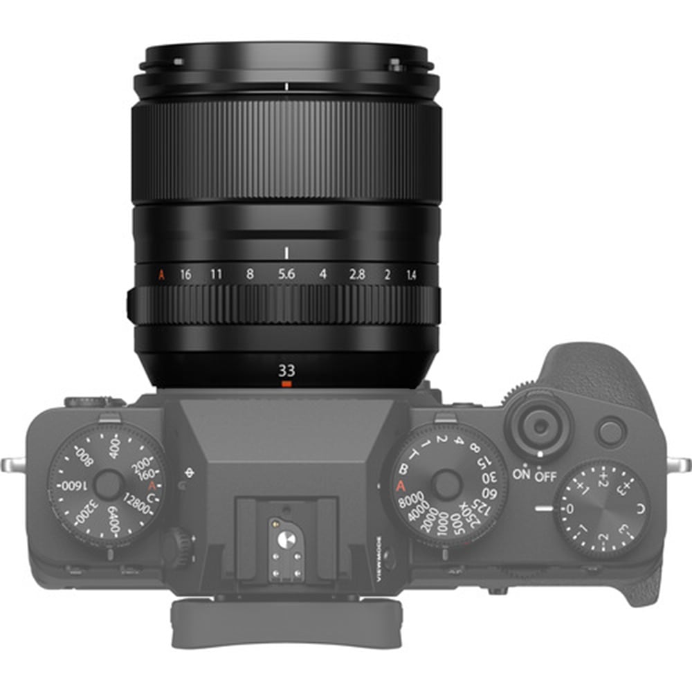 Fujifilm XF 33mm f/1.4 – fast prime lens with linear motor autofocus, weather resistance, and superb edge-to-edge sharpness.